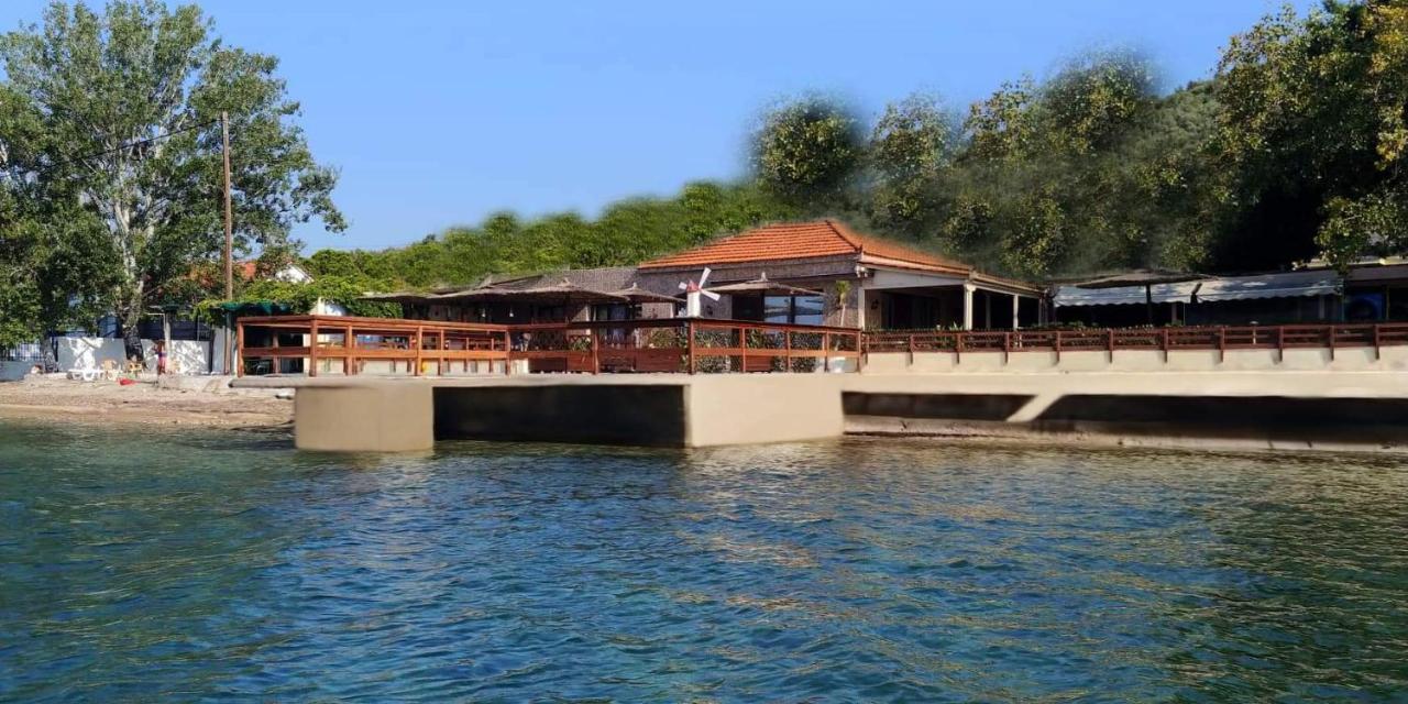 Stone Villa Inside Sea- Kids'Land Platanidia Eksteriør bilde